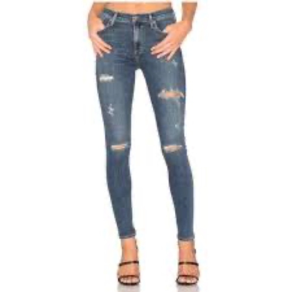 Agolde Distressed Sophie Jeans 27
